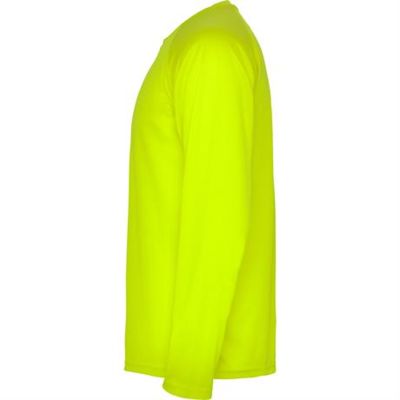 Спортивная футболка MONTECARLO L/S мужская, ФЛУОРЕСЦЕНТНЫЙ ЖЕЛТЫЙ S