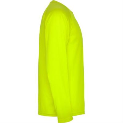 Спортивная футболка MONTECARLO L/S мужская, ФЛУОРЕСЦЕНТНЫЙ ЖЕЛТЫЙ S