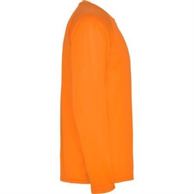 Спортивная футболка MONTECARLO L/S мужская, ФЛУОРЕСЦЕНТНЫЙ ОРАНЖЕВЫЙ S