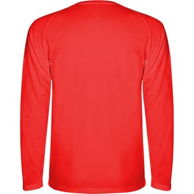 Спортивная футболка MONTECARLO L/S мужская, КРАСНЫЙ S