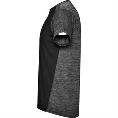 Спортивная футболка ZOLDER мужская, ЧЕРНЫЙ/ПЁСТРЫЙ ЧЕРНЫЙ S