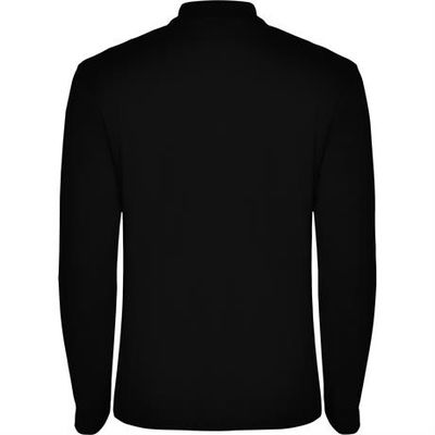 Футболка поло ESTRELLA L/S мужская, ЧЕРНЫЙ S