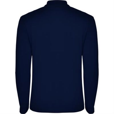 Футболка поло ESTRELLA L/S мужская, МОРСКОЙ СИНИЙ S