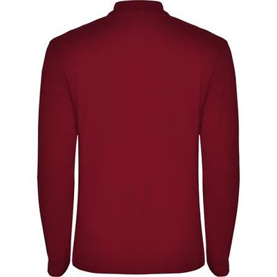 Футболка поло ESTRELLA L/S мужская, ГРАНАТОВЫЙ S