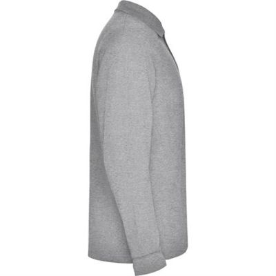 Футболка поло ESTRELLA L/S мужская, ПЁСТРЫЙ СЕРЫЙ S
