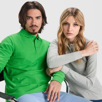 Футболка поло ESTRELLA L/S мужская, ТРАВЯНОЙ ЗЕЛЕНЫЙ S