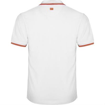 Футболка поло NATION мужская, БЕЛЫЙ S