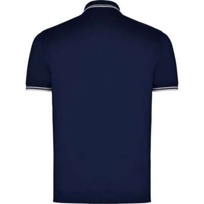 Футболка поло MONTREAL мужская, МОРСКОЙ СИНИЙ/БЕЛЫЙ S