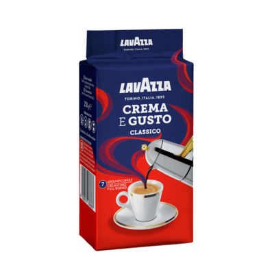 КОФЕ Lavazza мол. пач. 250г*20 Crema e Gusto вак/уп. INT