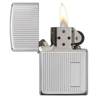 Зажигалка ZIPPO Classic с покрытием High Polish Chrome, латунь/сталь, серебристая, 38x13x57 мм