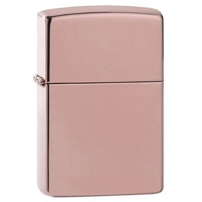 Зажигалка ZIPPO Classic с покрытием High Polish Rose Gold, латунь/сталь, розовое золото, 38x13x57 мм