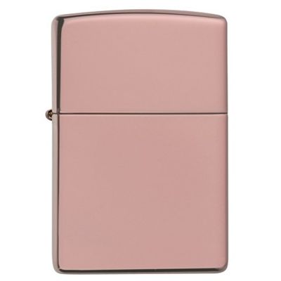 Зажигалка ZIPPO Classic с покрытием High Polish Rose Gold, латунь/сталь, розовое золото, 38x13x57 мм