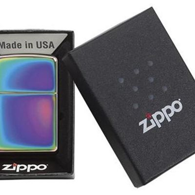 Зажигалка ZIPPO Classic с покрытием Spectrum™, латунь/сталь, разноцветная, глянцевая, 38x13x57 мм