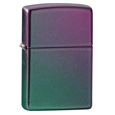 Зажигалка ZIPPO Classic с покрытием Iridescent, латунь/сталь, фиолетовая, матовая, 38x13x57 мм