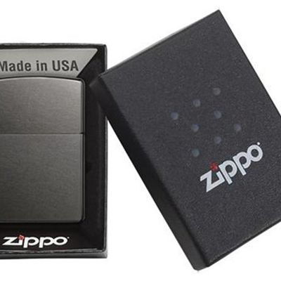 Зажигалка ZIPPO Classic с покрытием Gray Dusk , латунь/сталь, серая, матовая, 38x13x57 мм