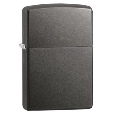 Зажигалка ZIPPO Classic с покрытием Gray Dusk , латунь/сталь, серая, матовая, 38x13x57 мм