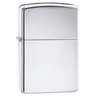 Зажигалка ZIPPO Classic с покрытием High Polish Chrome, латунь/сталь, серебристая, 38x13x57 мм