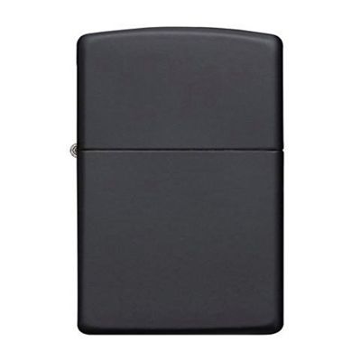 Зажигалка ZIPPO Classic с покрытием Black Matte, латунь/сталь, чёрная, матовая, 38x13x57 мм