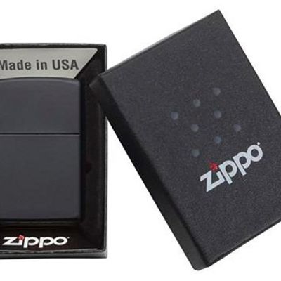 Зажигалка ZIPPO Classic с покрытием Black Matte, латунь/сталь, чёрная, матовая, 38x13x57 мм