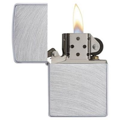 Зажигалка ZIPPO Classic с покрытием Chrome Arch, латунь/сталь, серебристая, матовая, 38x13x57 мм