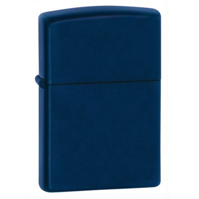 Зажигалка ZIPPO Classic с покрытием Navy Matte, латунь/сталь, синяя, матовая, 38x13x57 мм