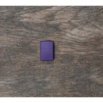 Зажигалка ZIPPO Classic с покрытием Purple Matte, латунь/сталь, фиолетовая, матовая, 38x13x57 мм