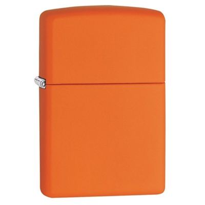 Зажигалка ZIPPO Classic с покрытием Orange Matte, латунь/сталь, оранжевая, матовая, 38x13x57 мм