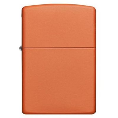 Зажигалка ZIPPO Classic с покрытием Orange Matte, латунь/сталь, оранжевая, матовая, 38x13x57 мм