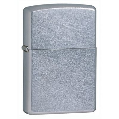 Зажигалка ZIPPO Classic с покрытием Street Chrome™, латунь/сталь, серебристая, матовая, 38x13x57 мм