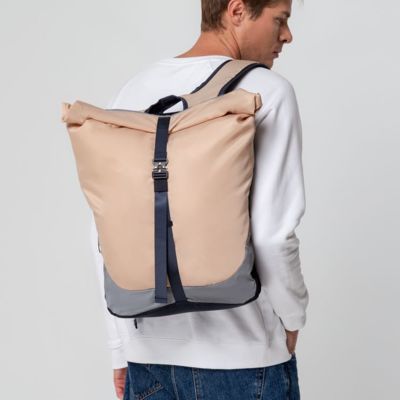 Рюкзак coolStuff Plus, бежевый с темно-синим