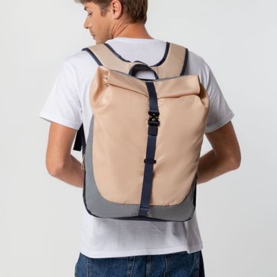 Рюкзак coolStuff Plus, бежевый с темно-синим