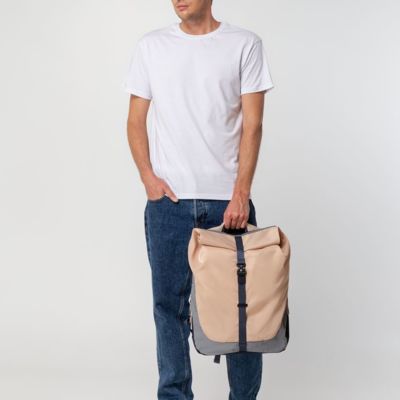 Рюкзак coolStuff Plus, бежевый с темно-синим