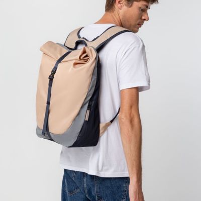 Рюкзак coolStuff Plus, бежевый с темно-синим