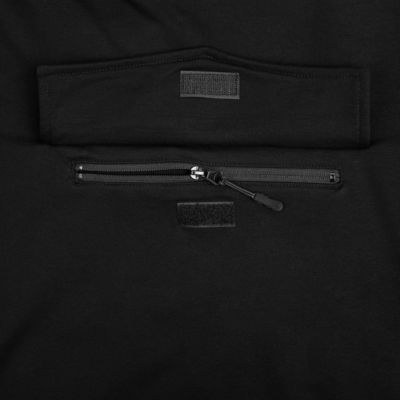 Худи унисекс с карманом на груди Chest Pocket, черное