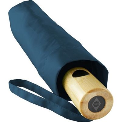Зонт складной 5429 ÖkoBrella из бамбука, полуавтомат, серый