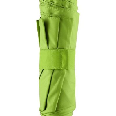 Зонт складной 5429 ÖkoBrella из бамбука, полуавтомат, лайм