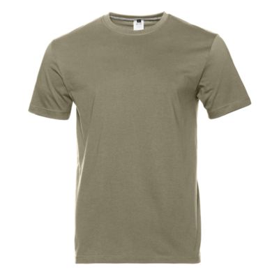 Футболка, Футболка унисекс без бокового шва STAN хлопок 160, 02, цвет Оливковый хаки, размер 52/XL