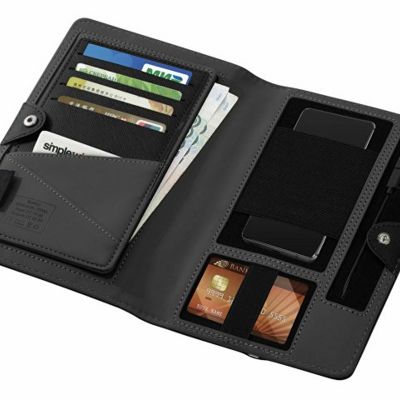 Органайзер с функцией беспроводной зарядки Manner, 5000 mah, черный