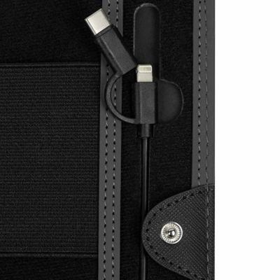 Органайзер с функцией беспроводной зарядки Manner, 5000 mah, черный