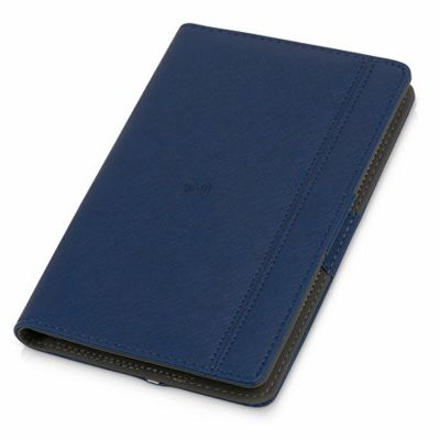 Органайзер с функцией беспроводной зарядки Manner, 5000 mah, темно-синий