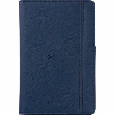 Органайзер с функцией беспроводной зарядки Manner, 5000 mah, темно-синий