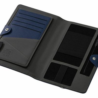 Органайзер с функцией беспроводной зарядки Manner, 5000 mah, темно-синий
