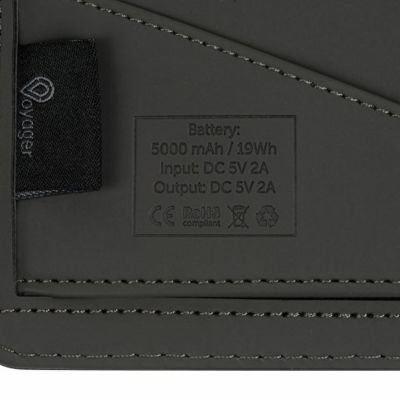 Органайзер с функцией беспроводной зарядки Manner, 5000 mah, темно-синий