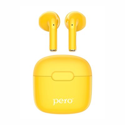 Наушники True Wireless PERO TWS05 COLORFUL, салатовый