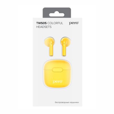 Наушники True Wireless PERO TWS05 COLORFUL, фиолетовый