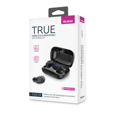 Наушники True Wireless Olmio TWE-04
