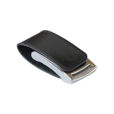 Кожа 20 Элегант, темно-синий, мини чип USB 2.0, 4Gb, переходник мини-пвх