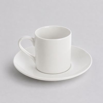 Кофейная пара прямой формы Espresso, 100мл, белый