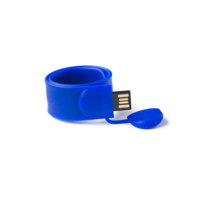 Браслет 02 Слэп, белый, UDP (мини) чип USB 2.0 8гб, 8Gb