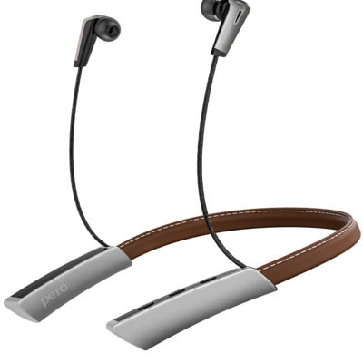 Наушники True Wireless PERO BE04 ULTIMATE, серебро